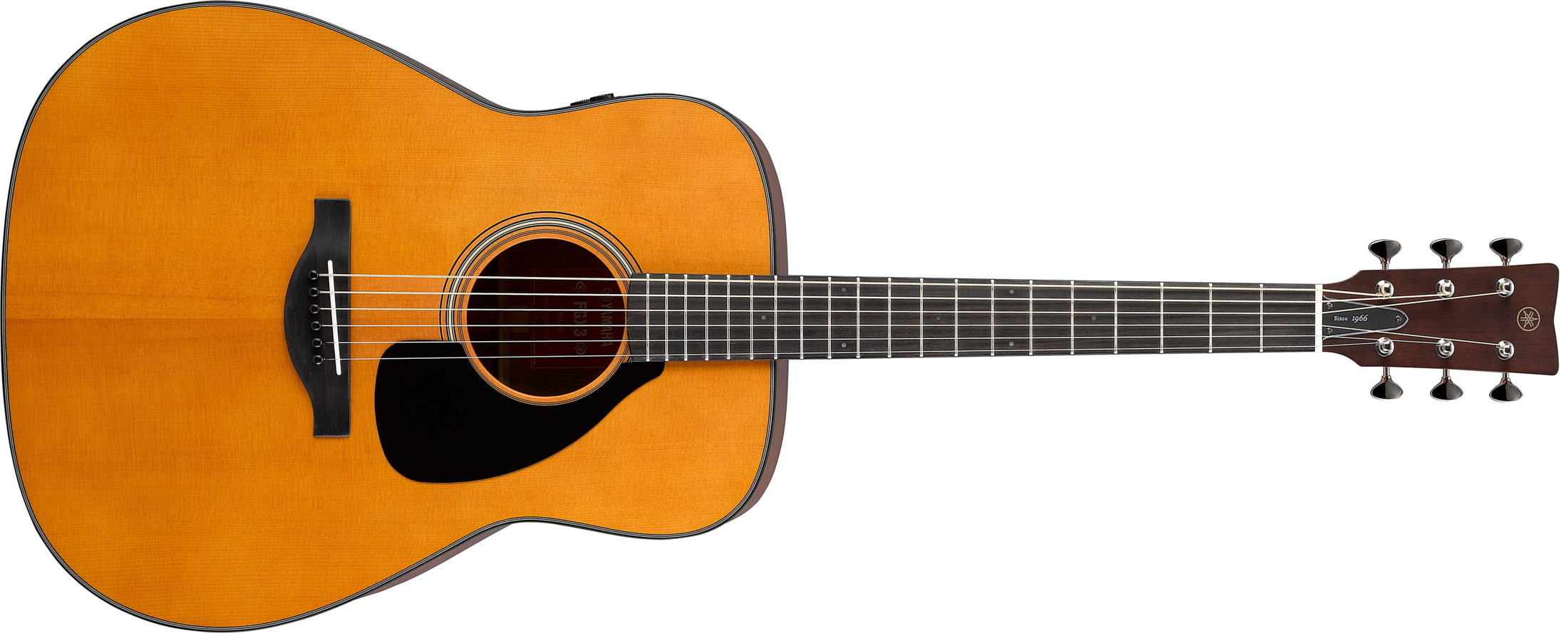 Yamaha Fgx3 Red Label Dreadnought Epicea Palissandre Eb - Heritage Natural - Guitarra acústica & electro - Main picture