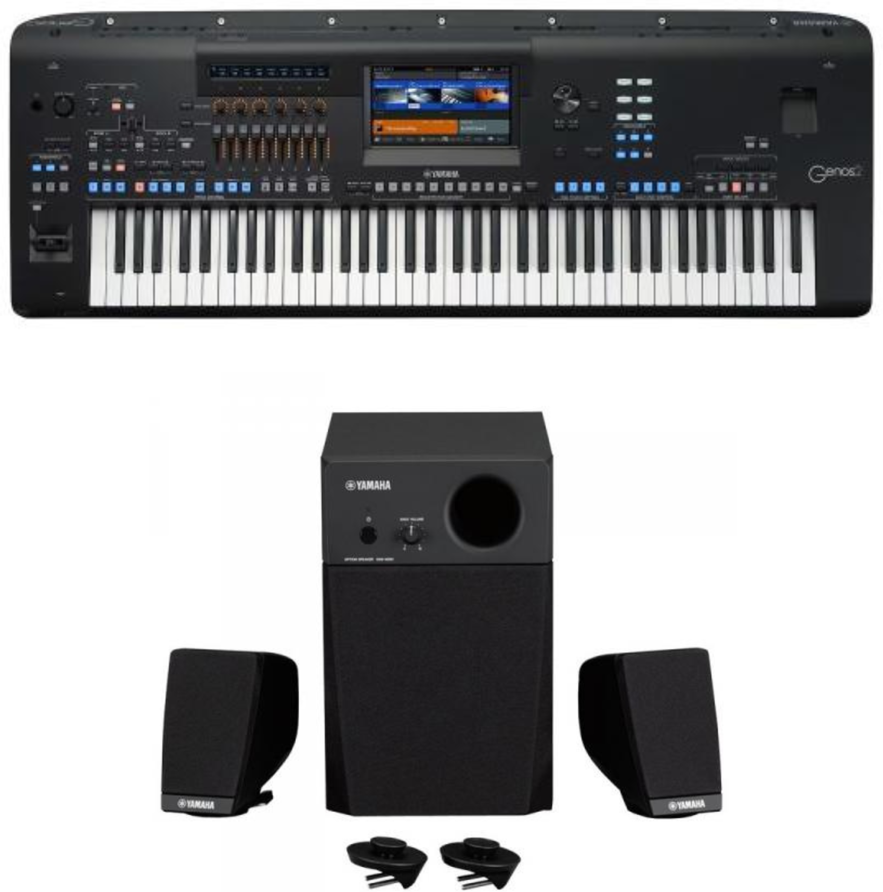 Yamaha Genos 2 + Haut-parleurs Gns-ms01 - Teclado de entertainer / Arreglista - Main picture