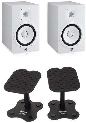 Pack home estudio Yamaha HS5 WHITE (la paire) + stands