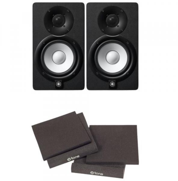 Pack home estudio Yamaha HS7 Black (la paire) + Mousses isolantes