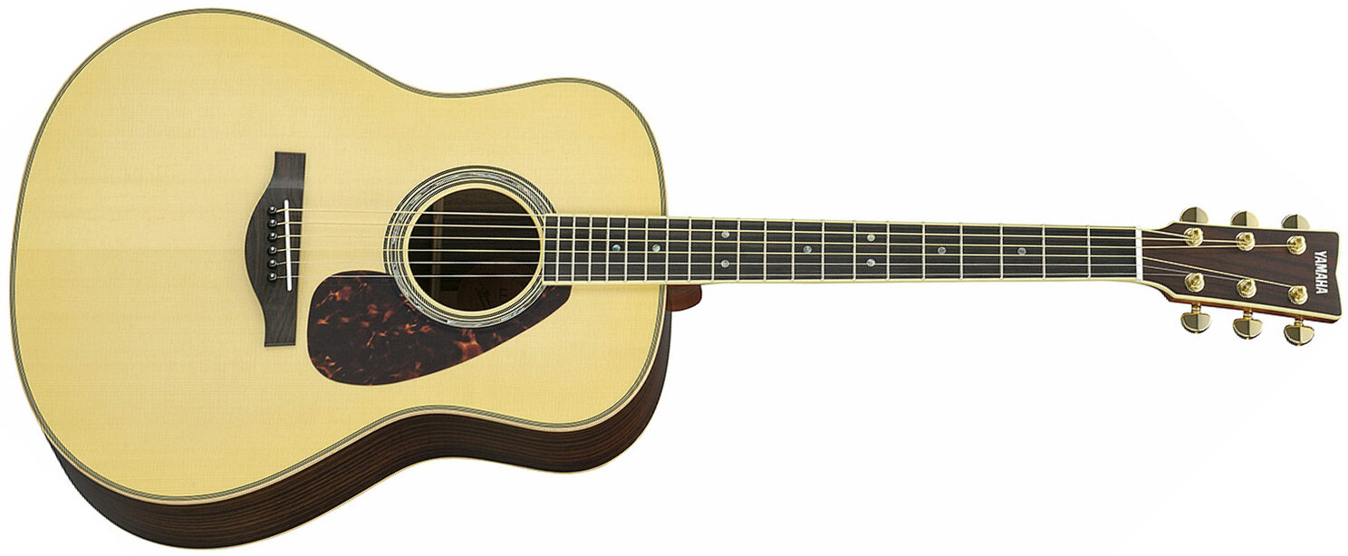 Yamaha Ll16 Are Jumbo Epicea Palissandre Eb - Natural - Guitarra electro acustica - Main picture
