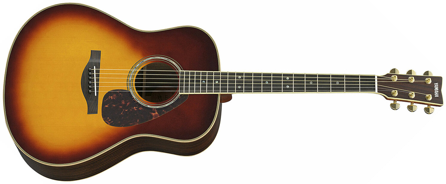 Yamaha Ll16 Are Jumbo Epicea Palissandre Eb - Brown Sunburst - Guitarra electro acustica - Main picture