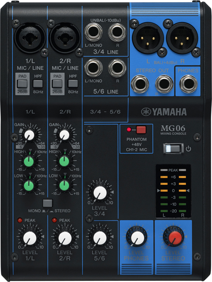Yamaha Mg06 - Mesa de mezcla analógica - Main picture