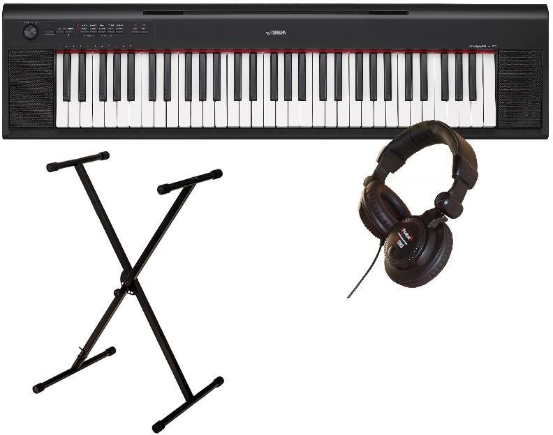 Pianos set Yamaha NP-12B + stand + casque Pro 580