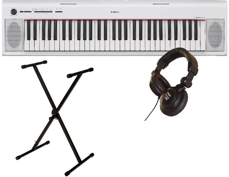 Pianos set Yamaha NP-12WH + stand + casque Pro 580