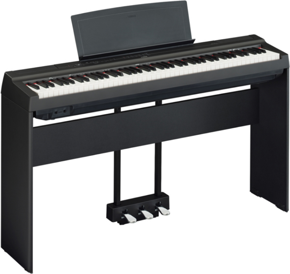 Yamaha P-125 Black + Pédalier Yamaha Lp-1 + Pied Yamaha Nl125b - Pianos set - Main picture