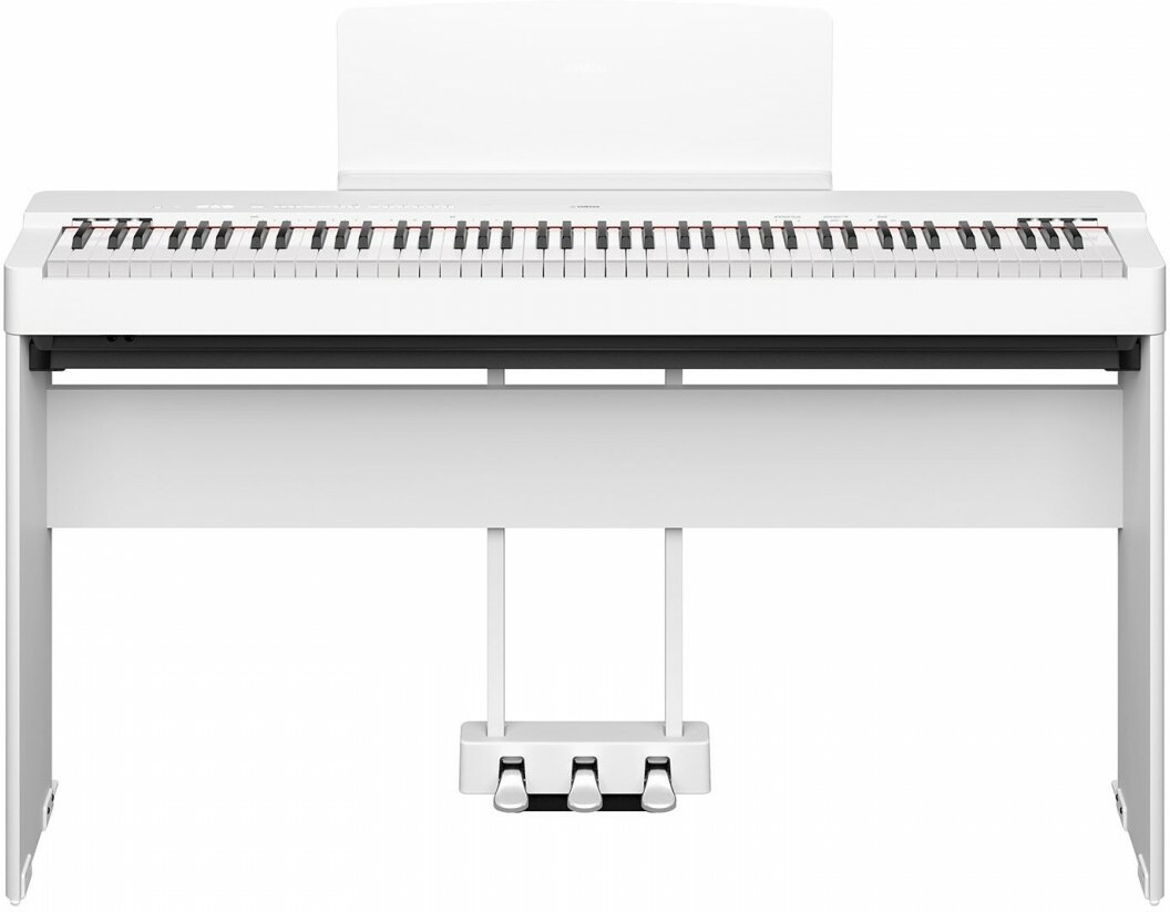 Yamaha P-225 White  + L-200 W + Lp-1wh Pedalier Blanc Pour P225 - Piano digital portatil - Main picture