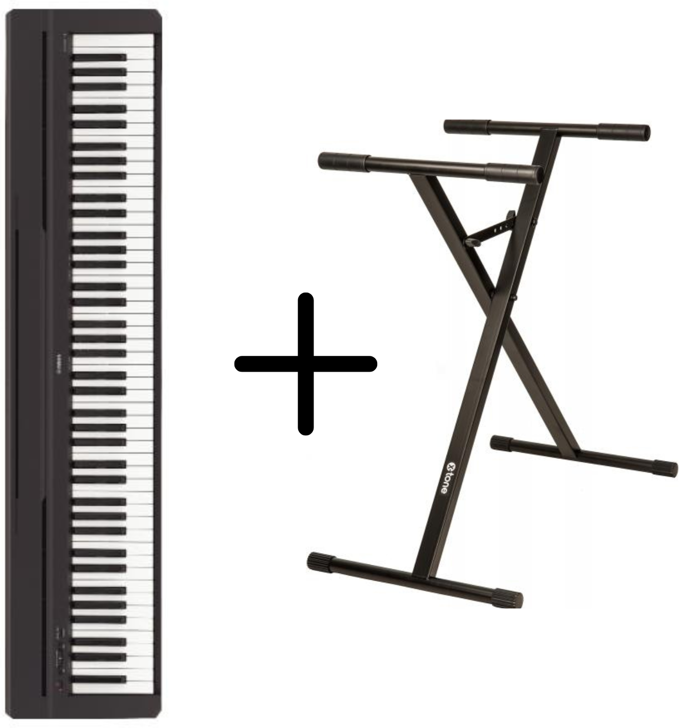 Yamaha P-45 Black  + Stand Premium - Black - Piano digital portatil - Main picture
