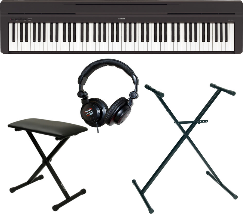 Yamaha P-45b  + Casque + Stand En X + Siege - Pianos set - Main picture