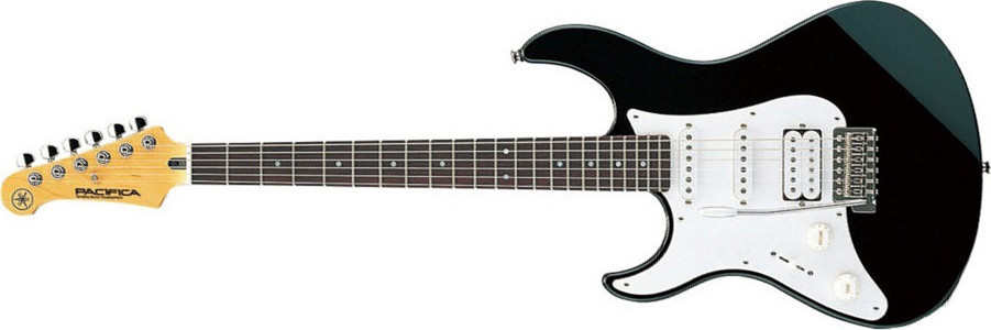 Yamaha Pacifica 112jl Gaucher - Black - Guitarra electrica para zurdos - Main picture