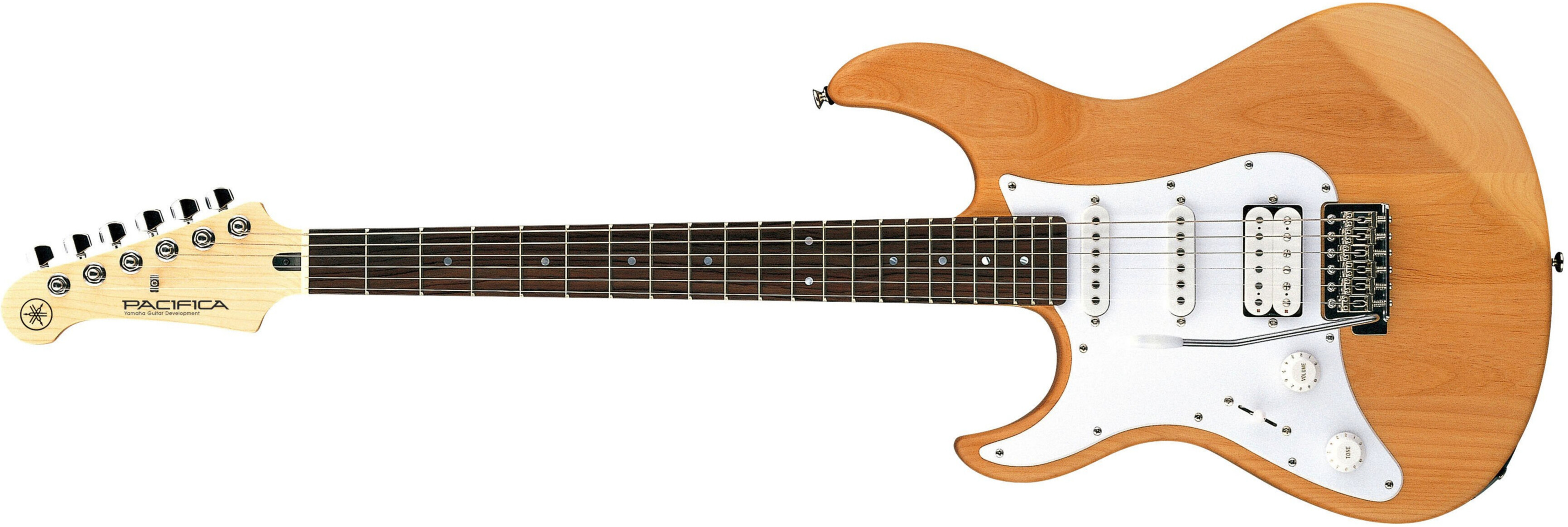 Yamaha Pacifica 112jlii Gaucher Hss Trem Rw - Yellow Natural Satin - Guitarra electrica para zurdos - Main picture
