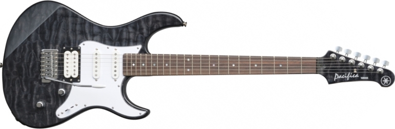 Yamaha Pacifica 212vqm - Translucent Black - Guitarra eléctrica con forma de str. - Main picture