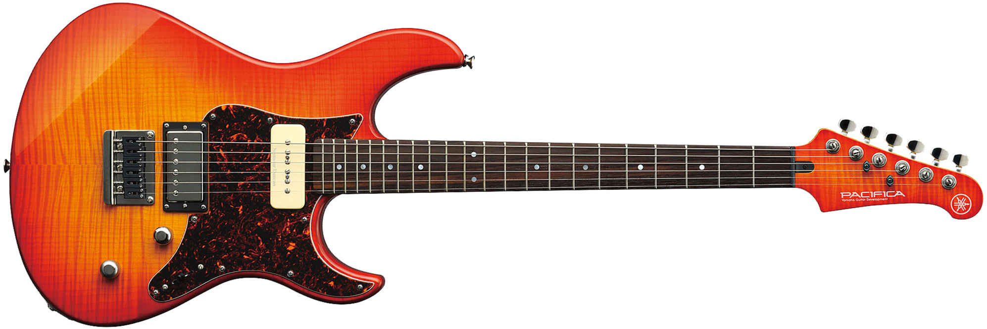 Yamaha Pacifica Pac611hfm Lab Rw - Light Amber Burst - Guitarra eléctrica con forma de str. - Main picture