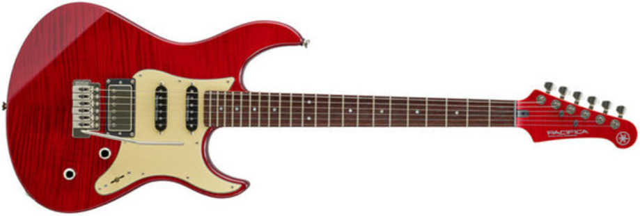 Yamaha Pacifica Pac612viifmx Hss Seymour Duncan Trem Rw - Fire Red - Guitarra eléctrica con forma de str. - Main picture