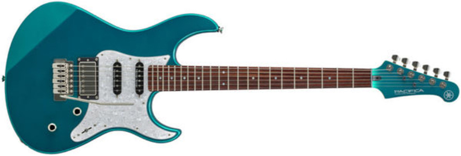 Yamaha Pacifica Pac612viix Hss Seymour Duncan Trem Rw - Teal Green Metallic - Guitarra eléctrica con forma de str. - Main picture