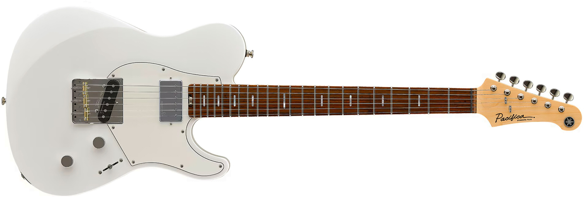 Yamaha Pacifica Sc Standard Plus Pacs+11s Hs Ht Rw - Shell White - Guitarra eléctrica con forma de tel - Main picture
