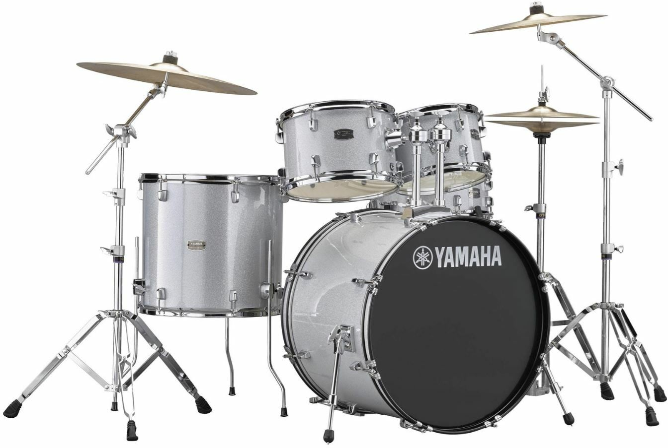 Yamaha Rdp0f5 Rydeen Fusion 20 - Silver Glitter - Batería acústica rock - Main picture