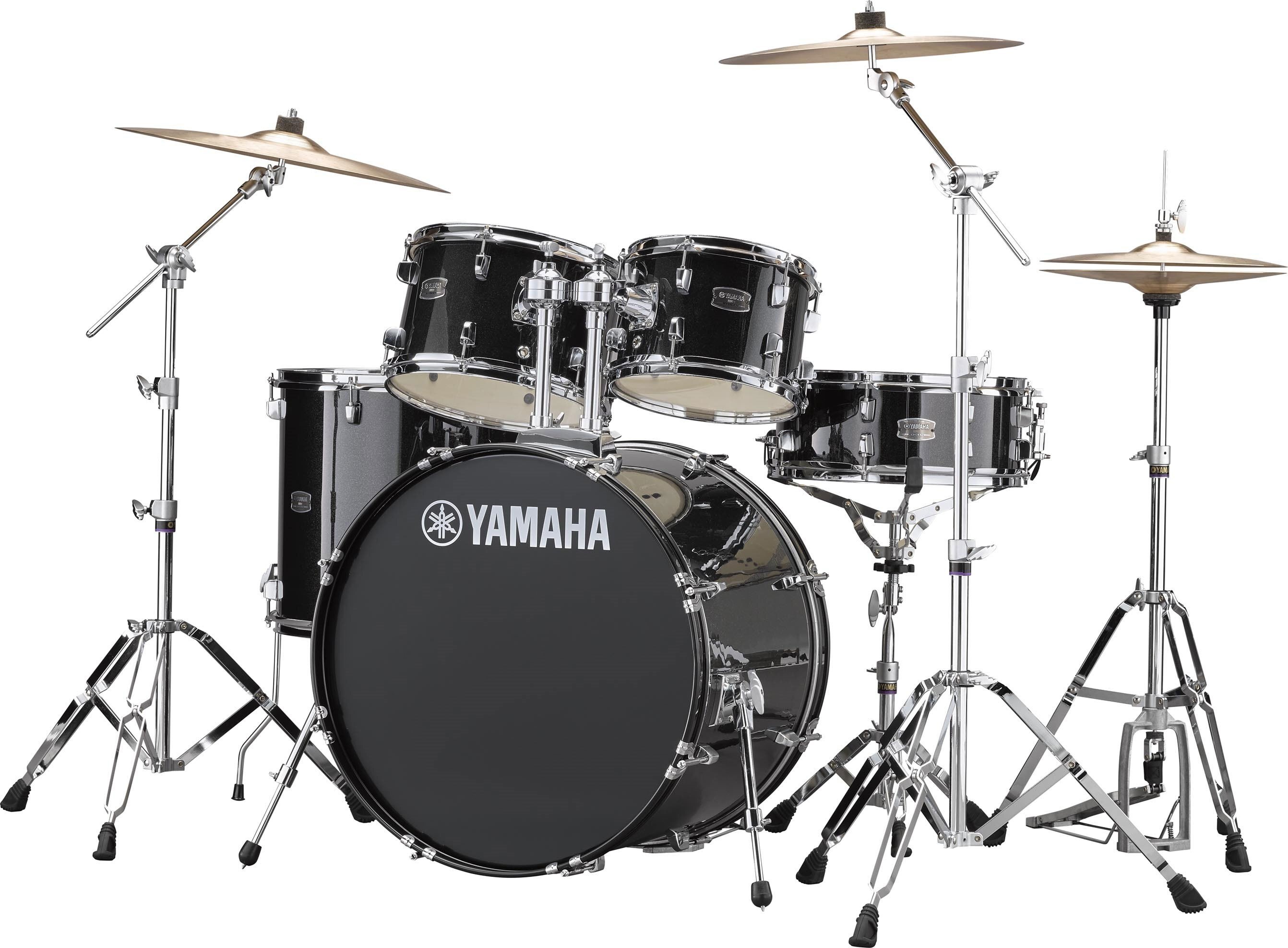 Yamaha Rdp2f5 Black Glitter - 5 FÛts - Batería acústica estándar - Main picture