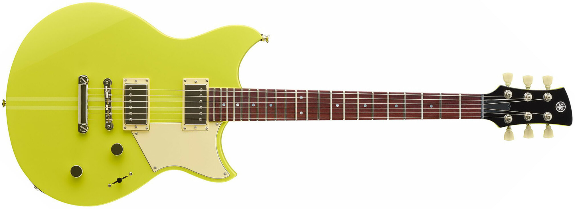 Yamaha Rse20 Revstar Element Hh Ht Rw - Neon Yellow - Guitarra eléctrica de doble corte - Main picture