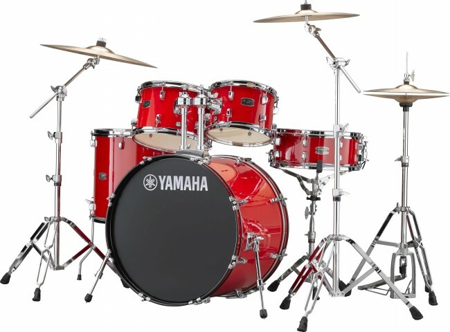Yamaha Rydeen Stage 22 + Cymbales - 4 FÛts - Hot Red - Batería acústica stage - Main picture