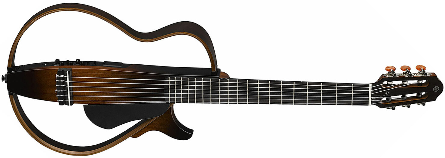 Yamaha Silent Guitar Slg200n - Tobacco Brown Sunburst Gloss - Guitarra clásica 4/4 - Main picture