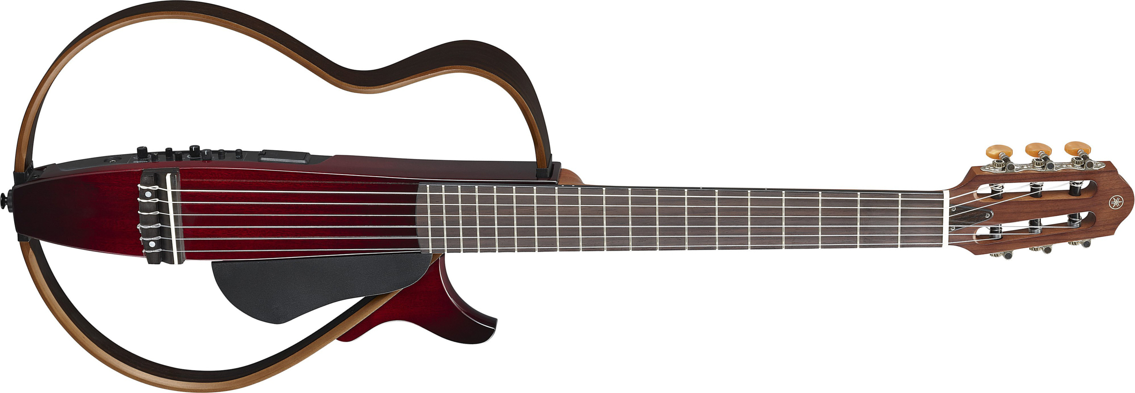 Yamaha Silent Guitar Slg200n Nylon String Cw Rw - Crimson Red Burst - Guitarra clásica 4/4 - Main picture