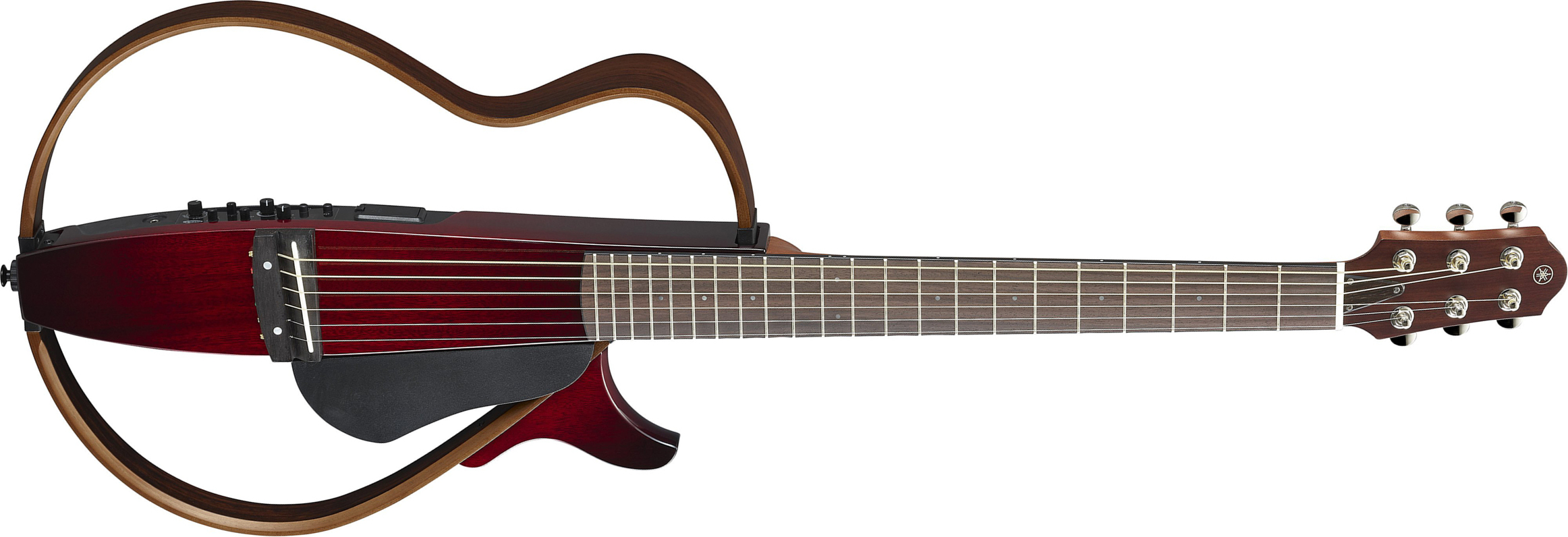 Yamaha Silent Guitar Slg200s Steel String Cw Rw - Crimson Red Burst - Guitarra acústica de viaje - Main picture