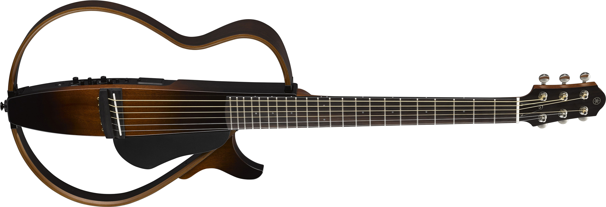 Yamaha Silent Guitar Slg200sii Steel String Cw Tout Acajou Rw - Tobacco Brown Sunburst - Guitarra folk - Main picture