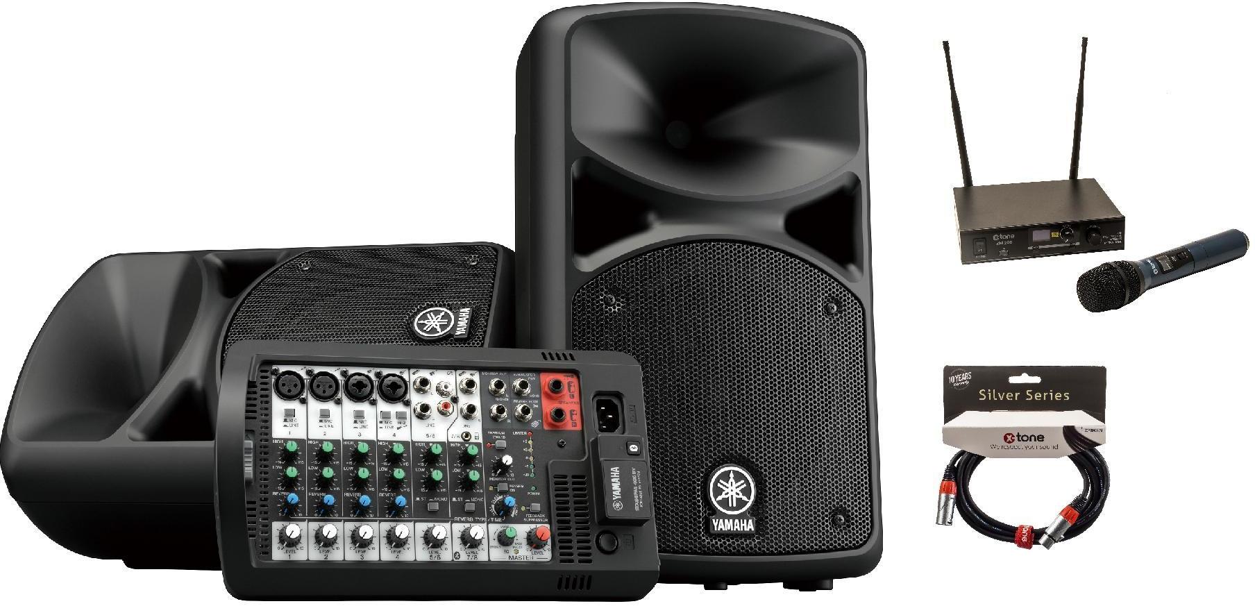 Pack sonorización Yamaha StagePas 400BT avec Micro Sans fil X-tone