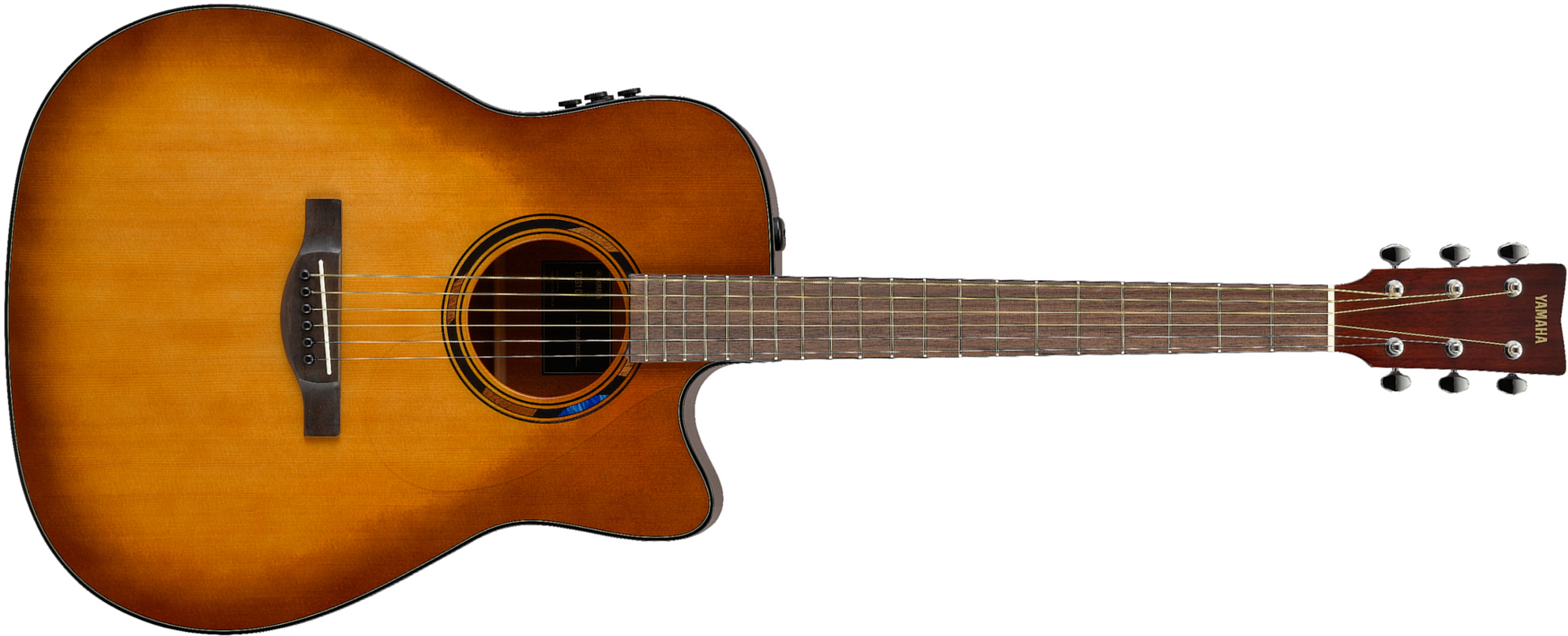 Yamaha Tag1c Dreadnought Epicea Acajou Noy - Sand Burst - Guitarra folk - Main picture