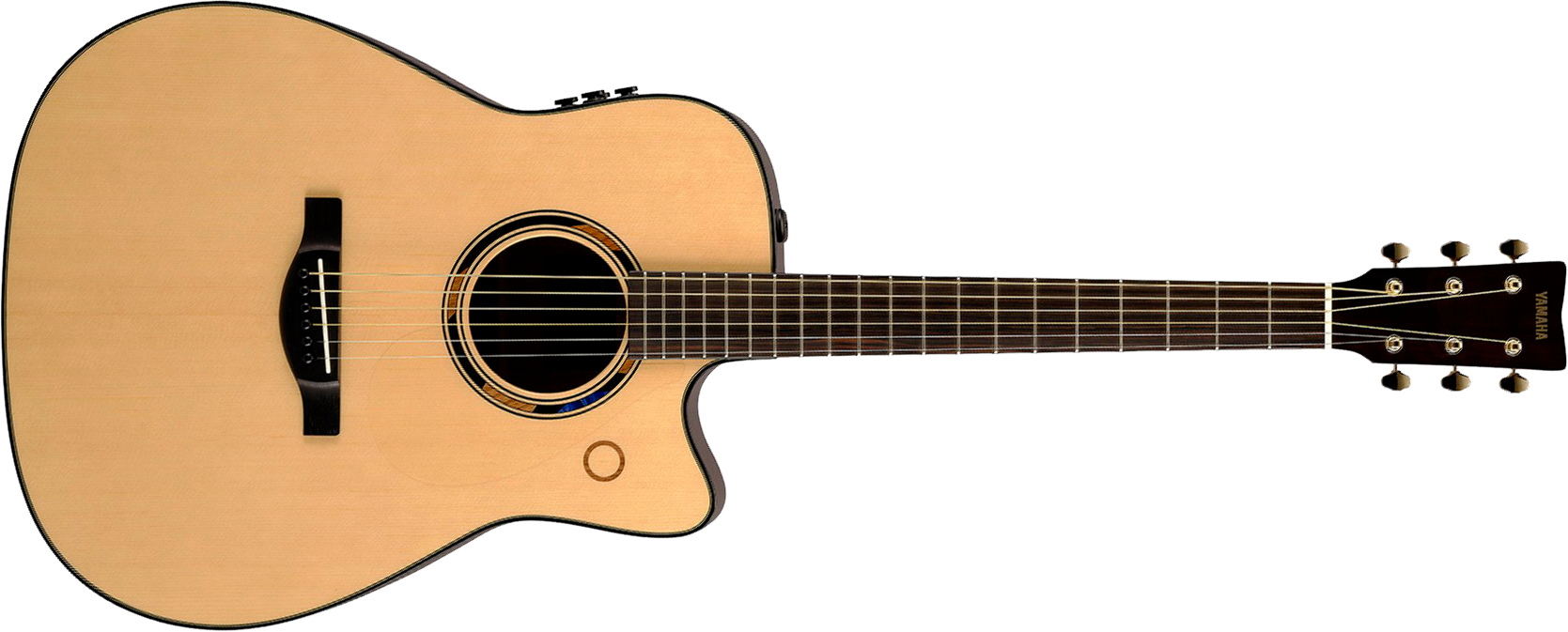 Yamaha Tag3c Transacoustic Dreadnought Cw Epicea Acajou Eb - Natural - Guitarra folk - Main picture