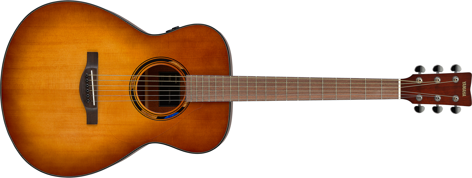 Yamaha Tas1e Transacoustic Concert Epicea Acajou Noy - Sand Burst - Guitarra folk - Main picture