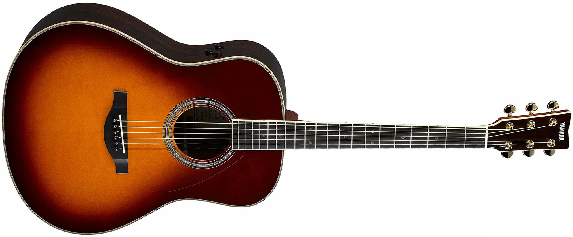 Yamaha Transacoustic Ll-ta Dreadnought Epicea Palissandre Eb 2016 - Brown Sunburst - Guitarra acústica & electro - Main picture