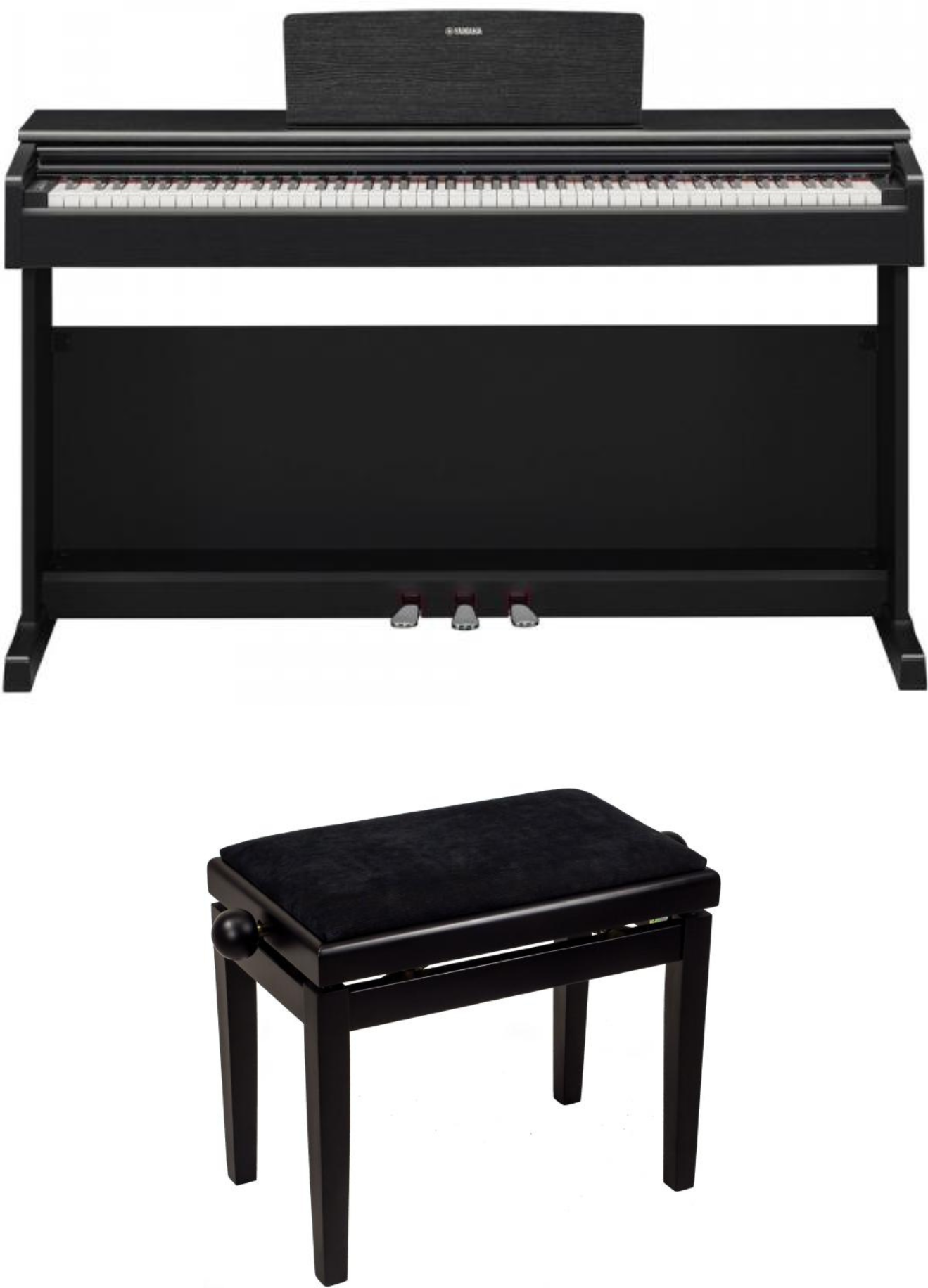 Yamaha Ydp-145 B  + Stand - Noir - Piano digital con mueble - Main picture