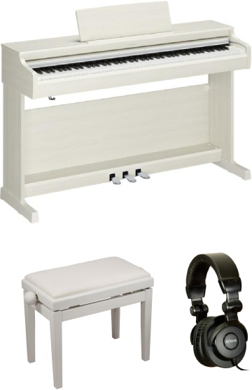 Yamaha Ydp-166 Blanc Bouleau + Banquette + Casque - Pianos set - Main picture