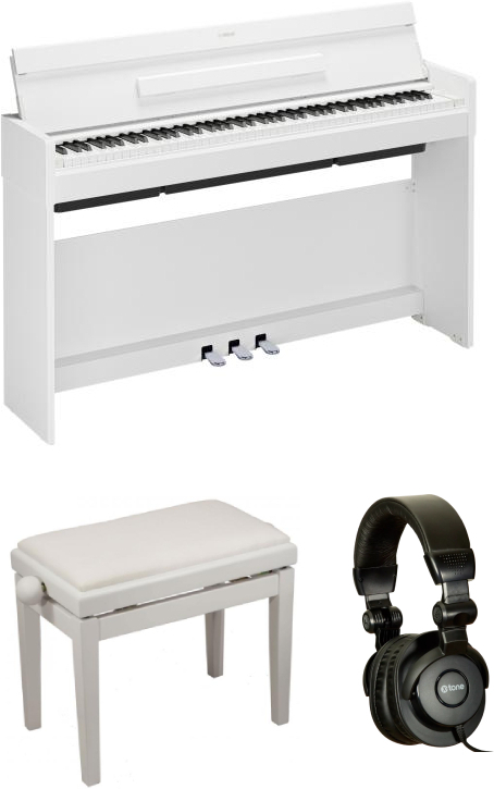 Yamaha Ydp-s36 Blanc  + Banquette + Casque - Blanc - Pianos set - Main picture