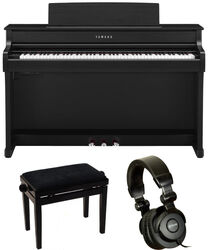 Pianos set Yamaha CLP-845 black  + XB 6161 + X-HP1 - Noir