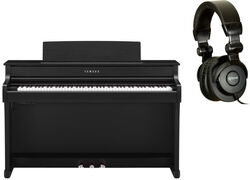 Pianos set Yamaha CLP-845 black  + X-HP1 - Noir