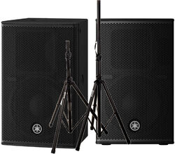 Pack sonorización Yamaha DHR10  + XH 6310 Pied Enceinte Paire + Sac