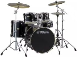 Batería acústica stage Yamaha JSBP2F5RBL Stage Custom Birch Standard Raven Black - 5 piezas - Raven black