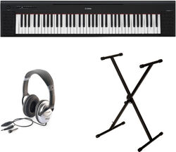 Piano digital portatil Yamaha NP-35 B + Stand Clavier + Casque