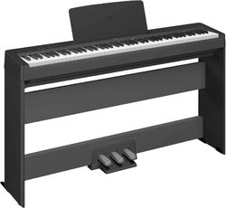 Piano digital portatil Yamaha P-145 Black  + Stand L100-B + pedalier LP5