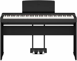 Piano digital portatil Yamaha P-225 Black  + L-200 B + LP-1 pédalier pour P225