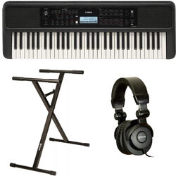 Pianos set Yamaha PSR-E383  + Stand (XH 6102) + Casque