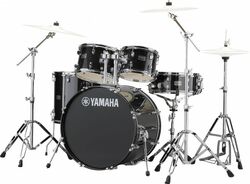Batería acústica stage Yamaha Rydeen Stage 22 + Cymbales - 4 piezas - Black glitter