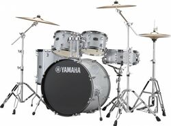 Batería acústica stage Yamaha Rydeen Stage 22 + Cymbales - Silver glitter