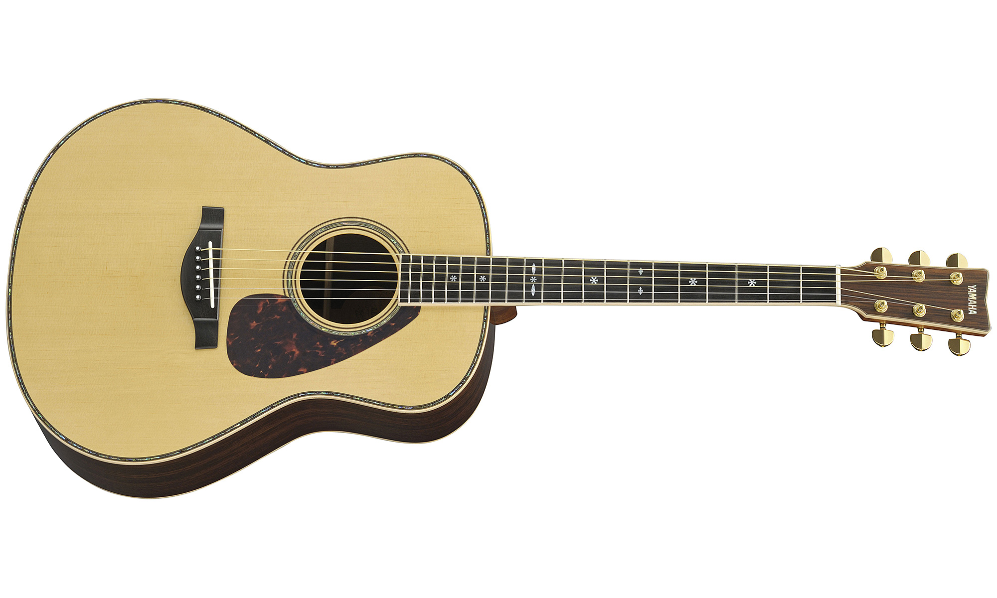 Yamaha Custom Shop Ll36 Are Japon Dreadnought Epicea Palissandre - Natural - Guitarra electro acustica - Variation 1