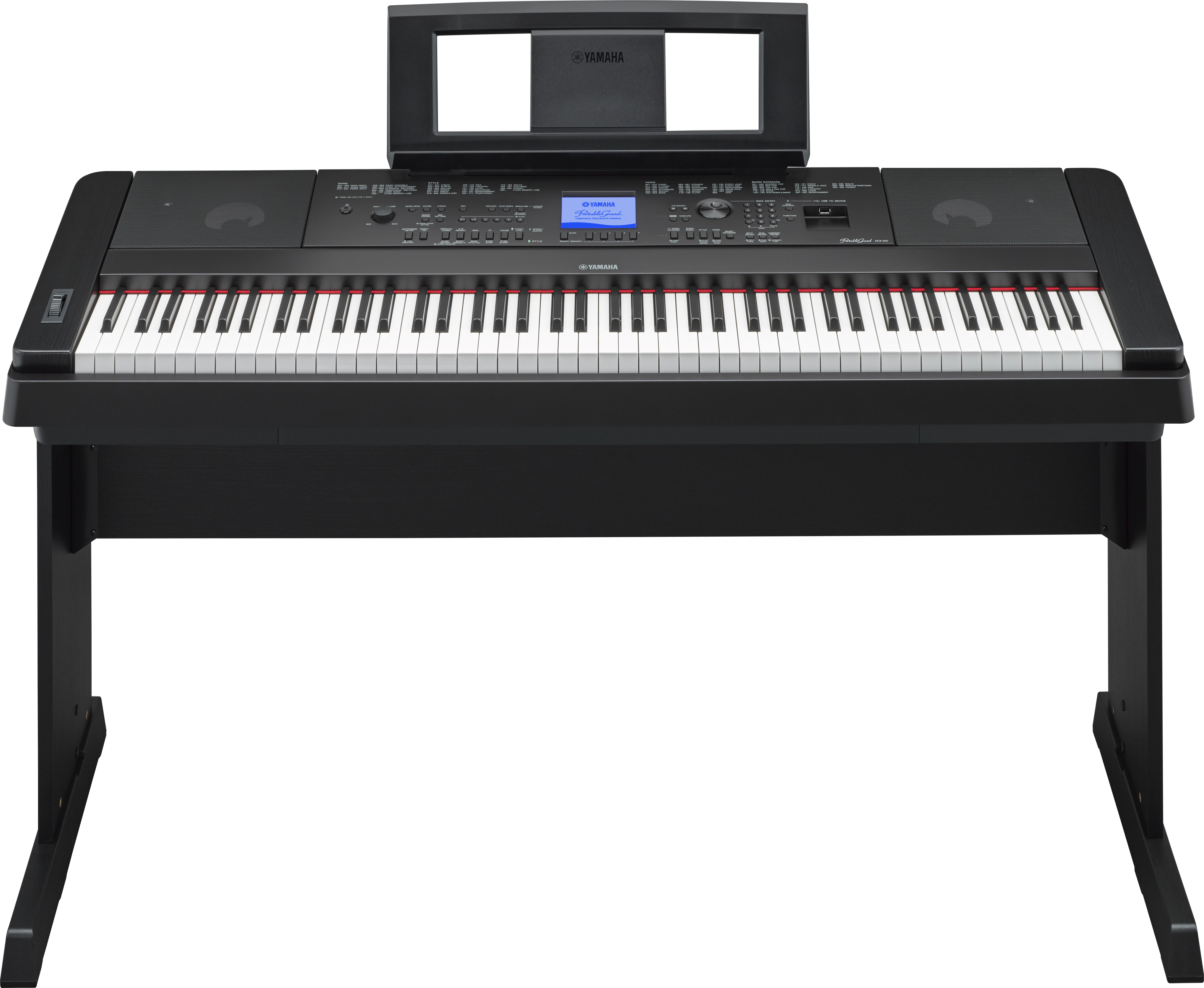 Yamaha Dgx-660 - Black - Piano digital con mueble - Variation 1