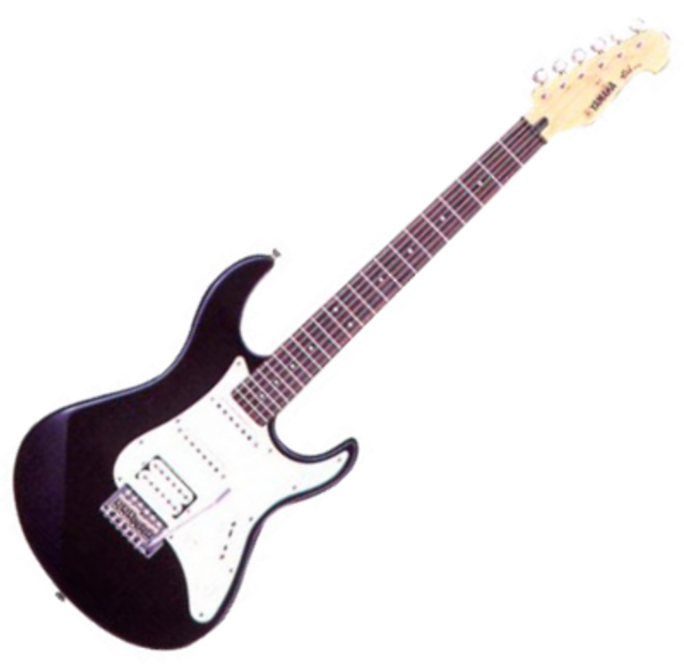 Guitarra eléctrica de cuerpo sólido Yamaha EG 112 U - black negro