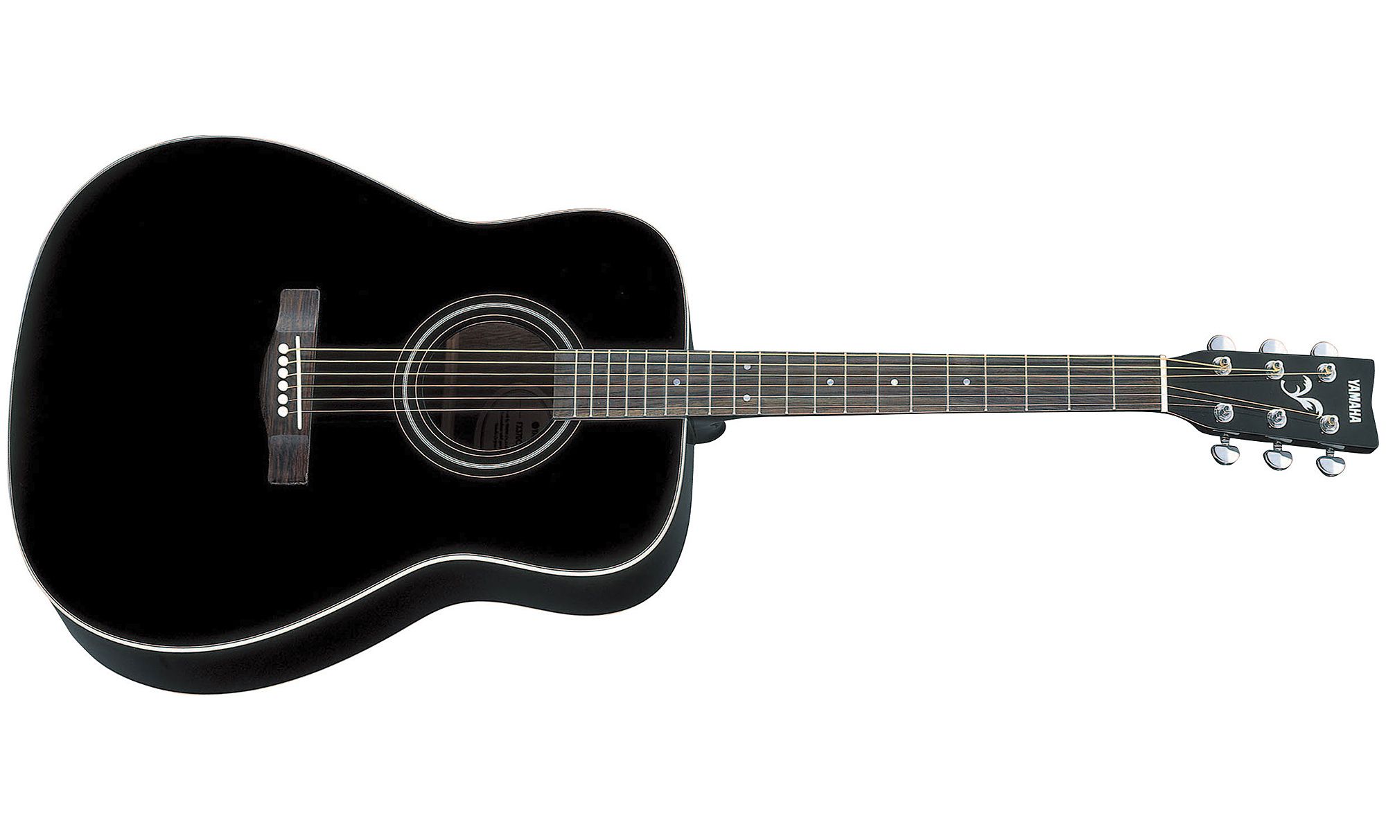 Yamaha F370 Bl Dreadnought Epicea Nato 2016 - Black - Guitarra acústica & electro - Variation 1